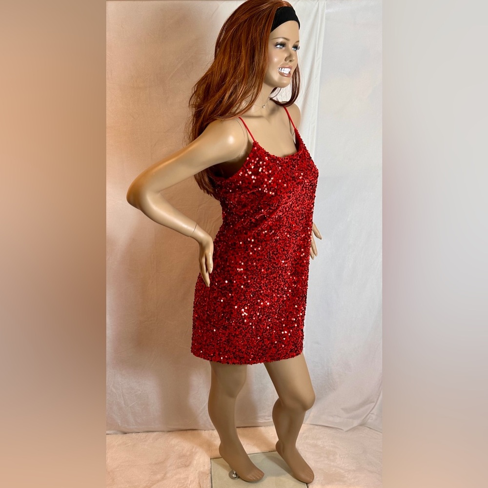 Night Out Sequin Camisole Dress-New - Picture 12 of 15